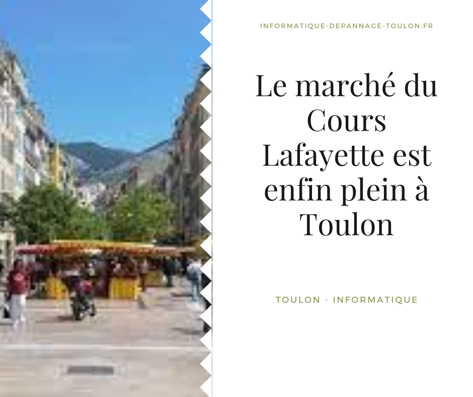 Le marché du Cours Lafayette est enfin plein à Toulon